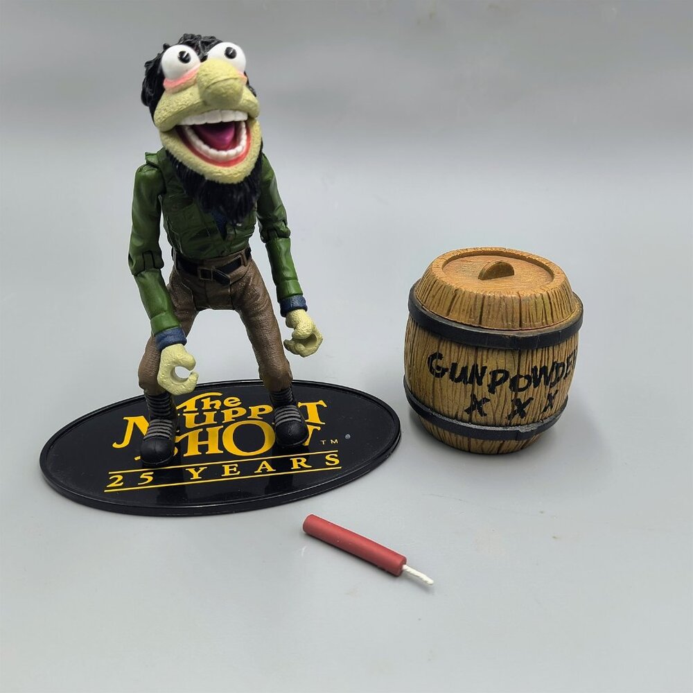 Palisades Crazy Harry Muppets Action Figure Loose with Dynamite Powder Keg